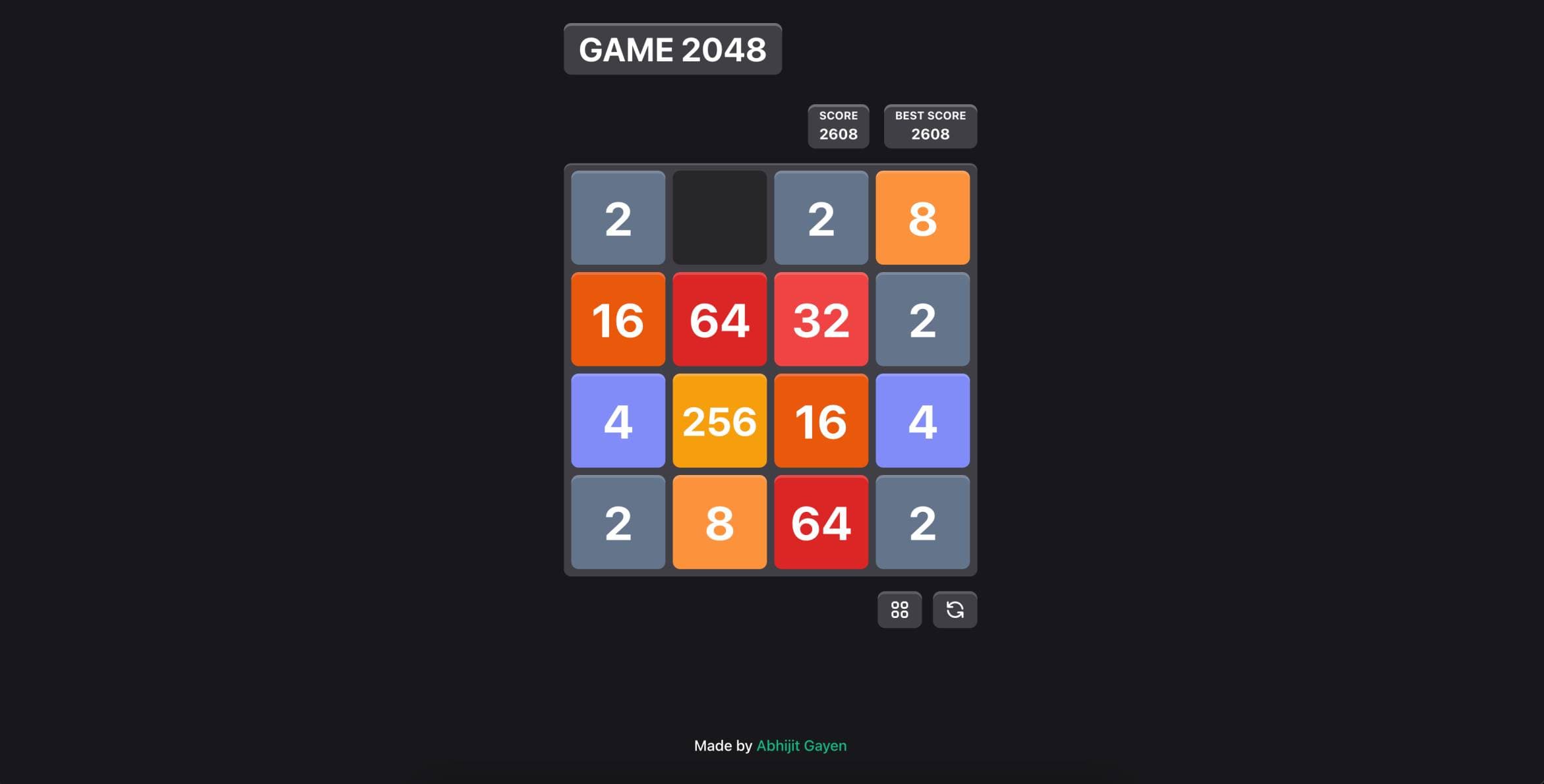 Game 2048